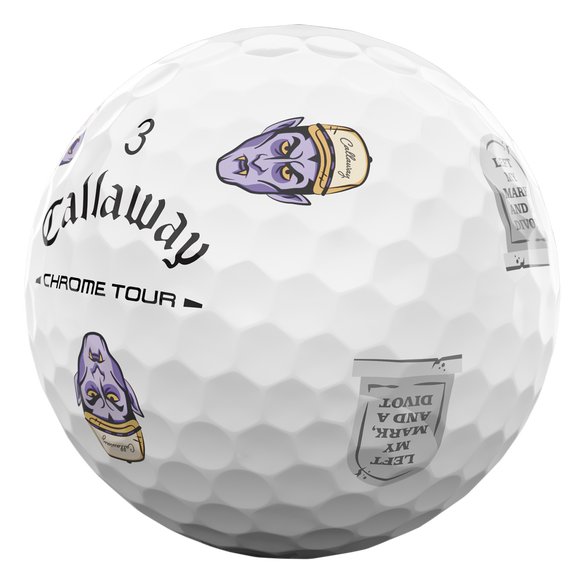 Callaway Chrome Tour Truvis piłki golfowe 2026 (12 szt.), Halloween