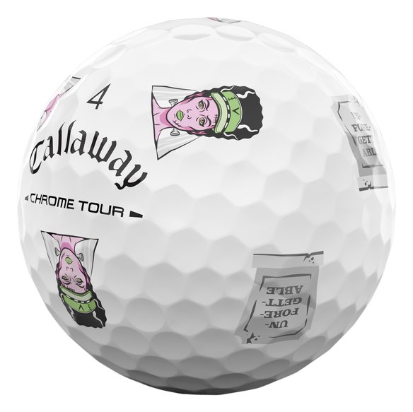 Callaway Chrome Tour Truvis piłki golfowe 2026 (12 szt.), Halloween