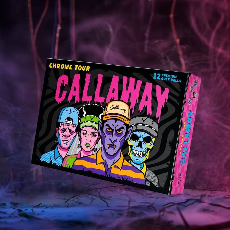 Callaway Chrome Tour Truvis piłki golfowe 2026 (12 szt.), Halloween