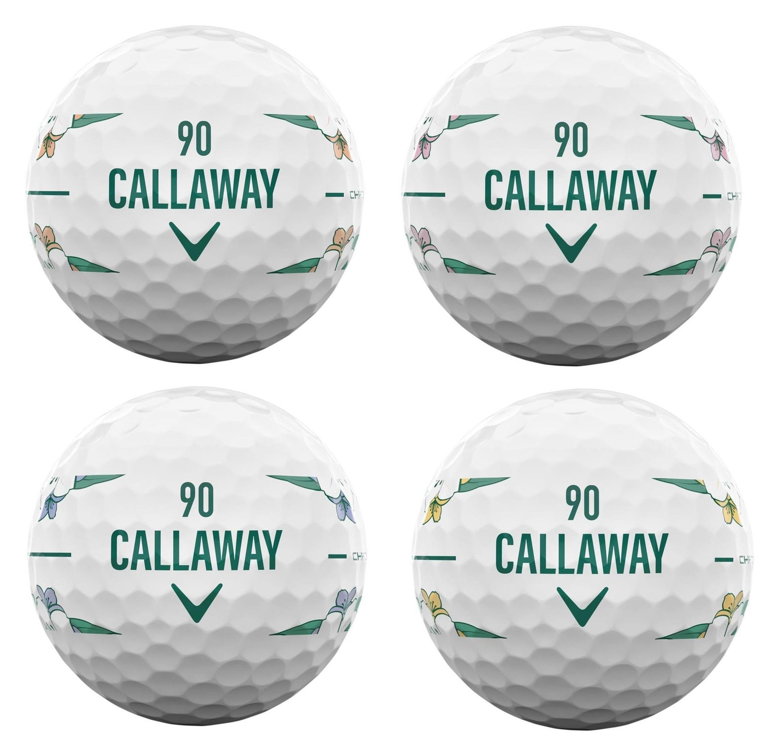 LIMITED - Callaway Chrome Tour April Major Series piłki golfowe