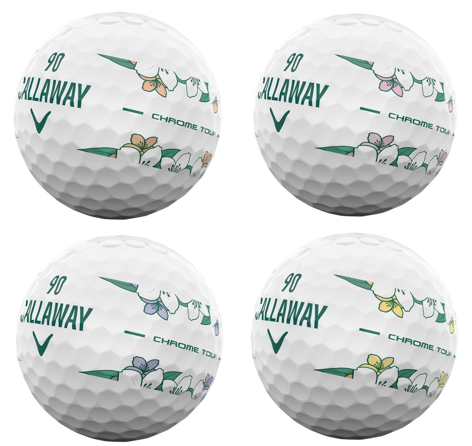 LIMITED - Callaway Chrome Tour April Major Series piłki golfowe