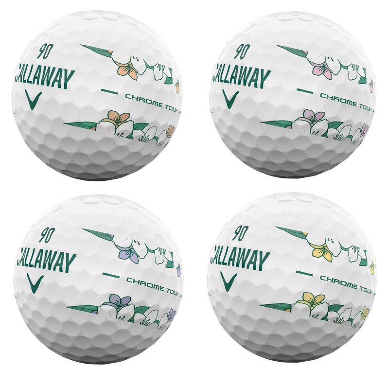 LIMITED - Callaway Chrome Tour April Major Series piłki golfowe