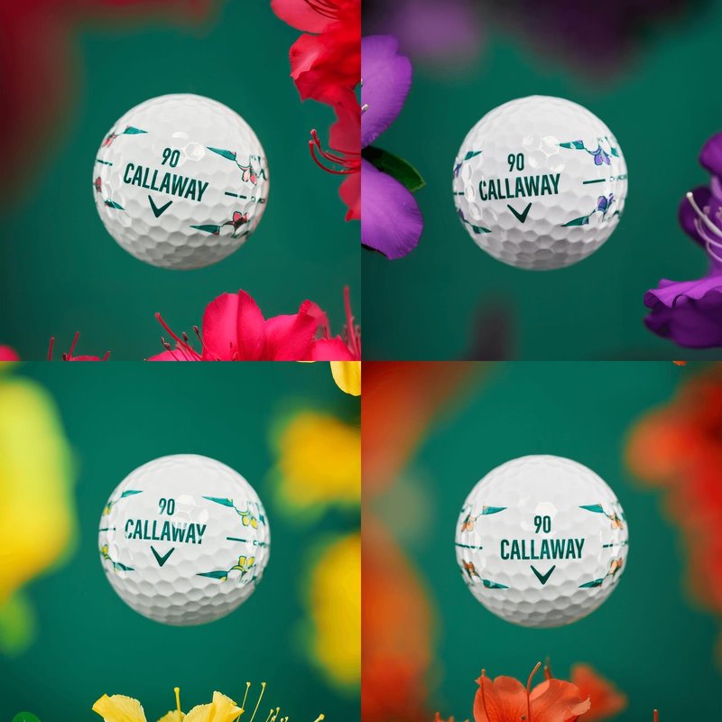 LIMITED - Callaway Chrome Tour April Major Series piłki golfowe