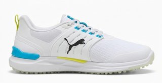 Puma Ignite Elevate 2 męskie buty golfowe, white/speed blue/apple spritz