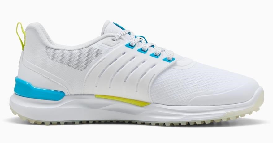 Puma Ignite Elevate 2 męskie buty golfowe, white/speed blue/apple spritz