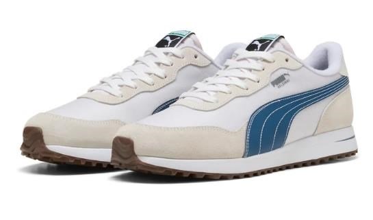 Puma Helsinki G męskie buty golfowe, white/dark indigo
