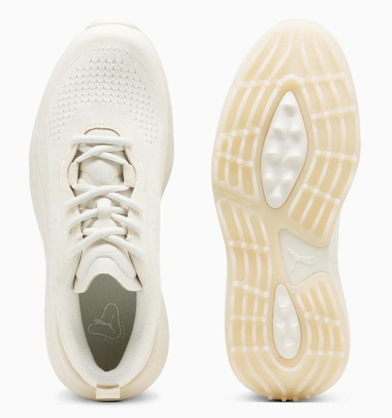 Puma Gruve Sport damskie buty golfowe, warm white/alpine snow
