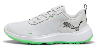 Puma Gruve Sport Junior obuwie dla dzieci, white/fluro green pes