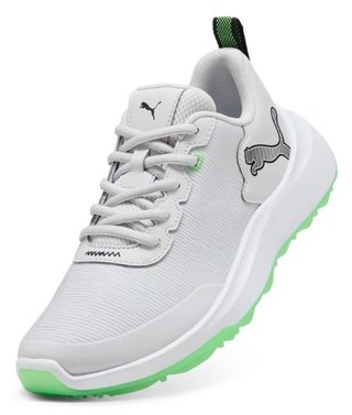 Puma Gruve Sport Junior obuwie dla dzieci, white/fluro green pes