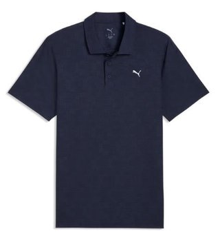 Puma Mattr Deco Jacquard męskie polo, granatowe