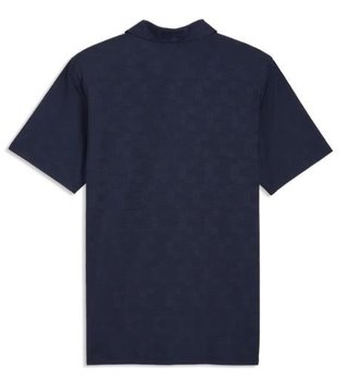 Puma Mattr Deco Jacquard męskie polo, granatowe
