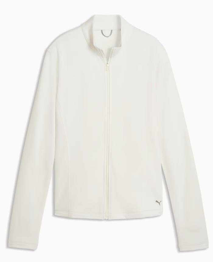 Puma Pure Textured Full-Zip damska kurtka, warm white