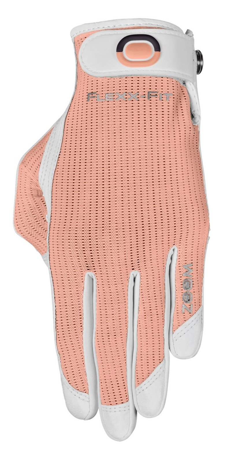 Zoom Sun Style Powernet damska rękawiczka golfowa, biała/brzoskwinia