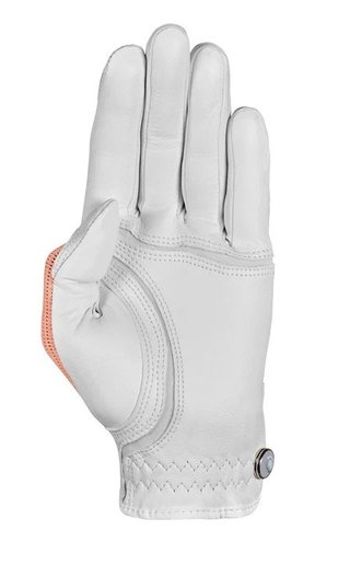 Zoom Sun Style Powernet damska rękawiczka golfowa, biała/brzoskwinia
