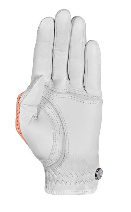 Zoom Sun Style Powernet damska rękawiczka golfowa, biała/brzoskwinia