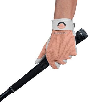Zoom Sun Style Powernet damska rękawiczka golfowa, biała/brzoskwinia