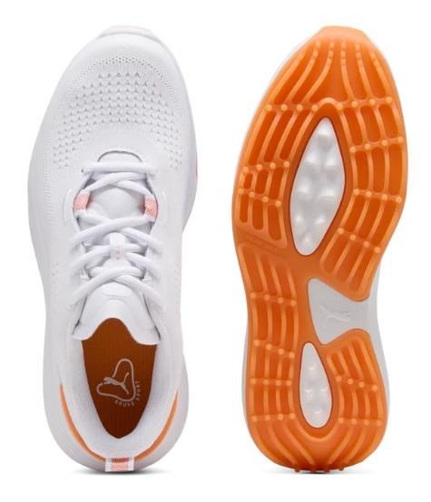 Puma Gruve Sport damskie buty golfowe, warm white/melon glow