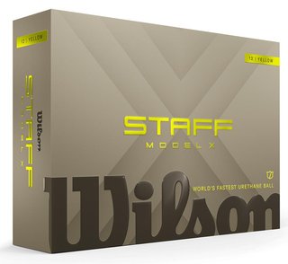 Wilson Staff Model X piłki golfowe 2026 (12 piłek), żółte