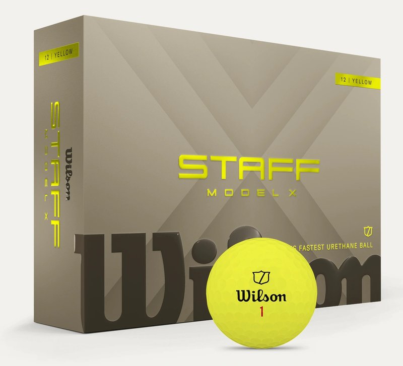 Wilson Staff Model X piłki golfowe 2026 (12 piłek), żółte