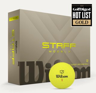 Wilson Staff Model X piłki golfowe 2026 (12 piłek), żółte