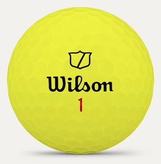 Wilson Staff Model X piłki golfowe 2026 (12 piłek), żółte