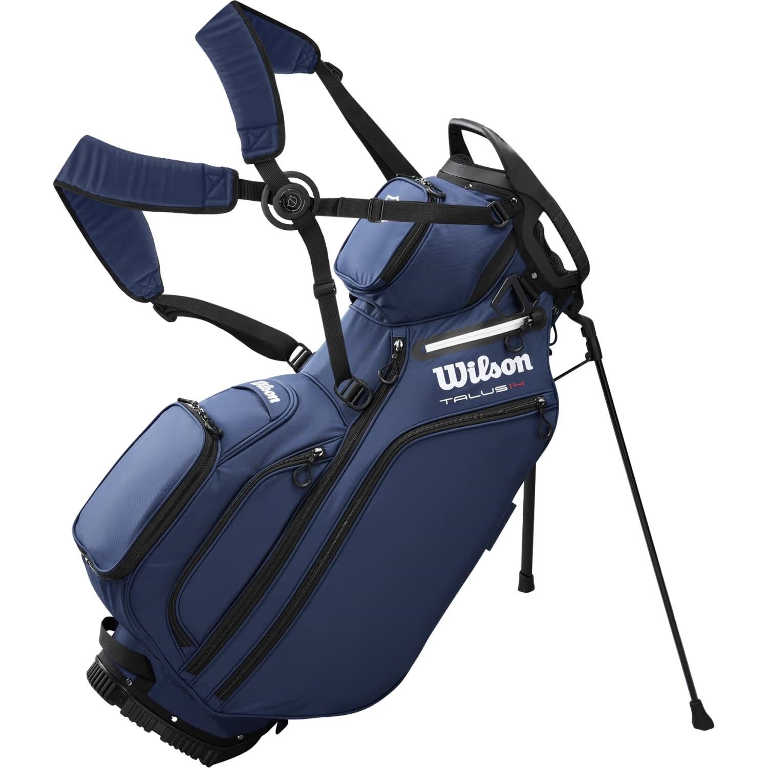 Wilson Talus 14 stand bag, granatowo/biały