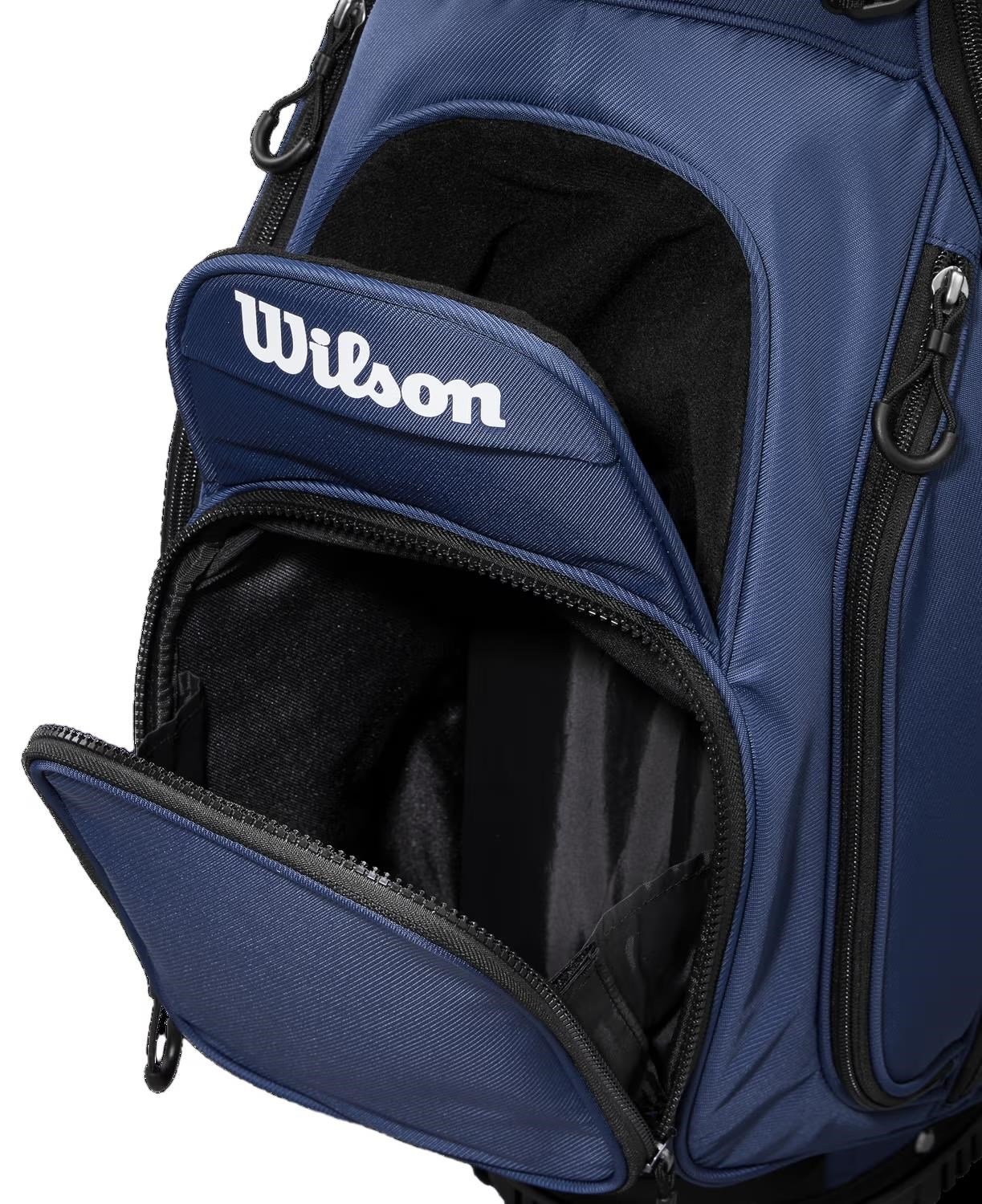 Wilson Talus 14 stand bag, granatowo/biały