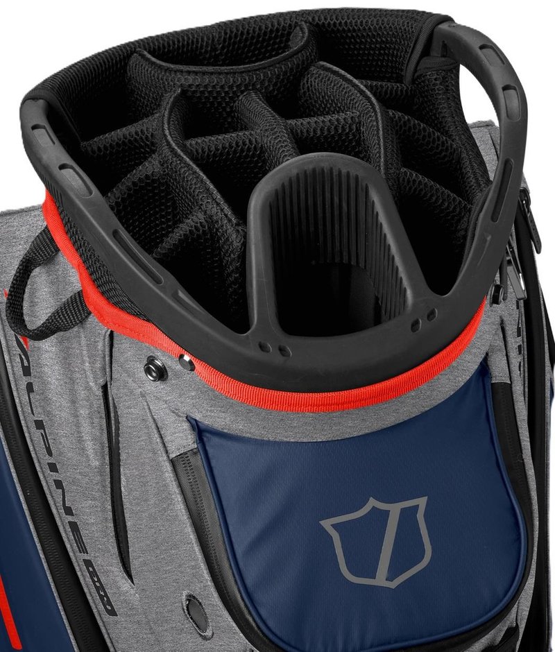 Wilson Alpine Dry cart bag, szaro/granatowo/czerwony