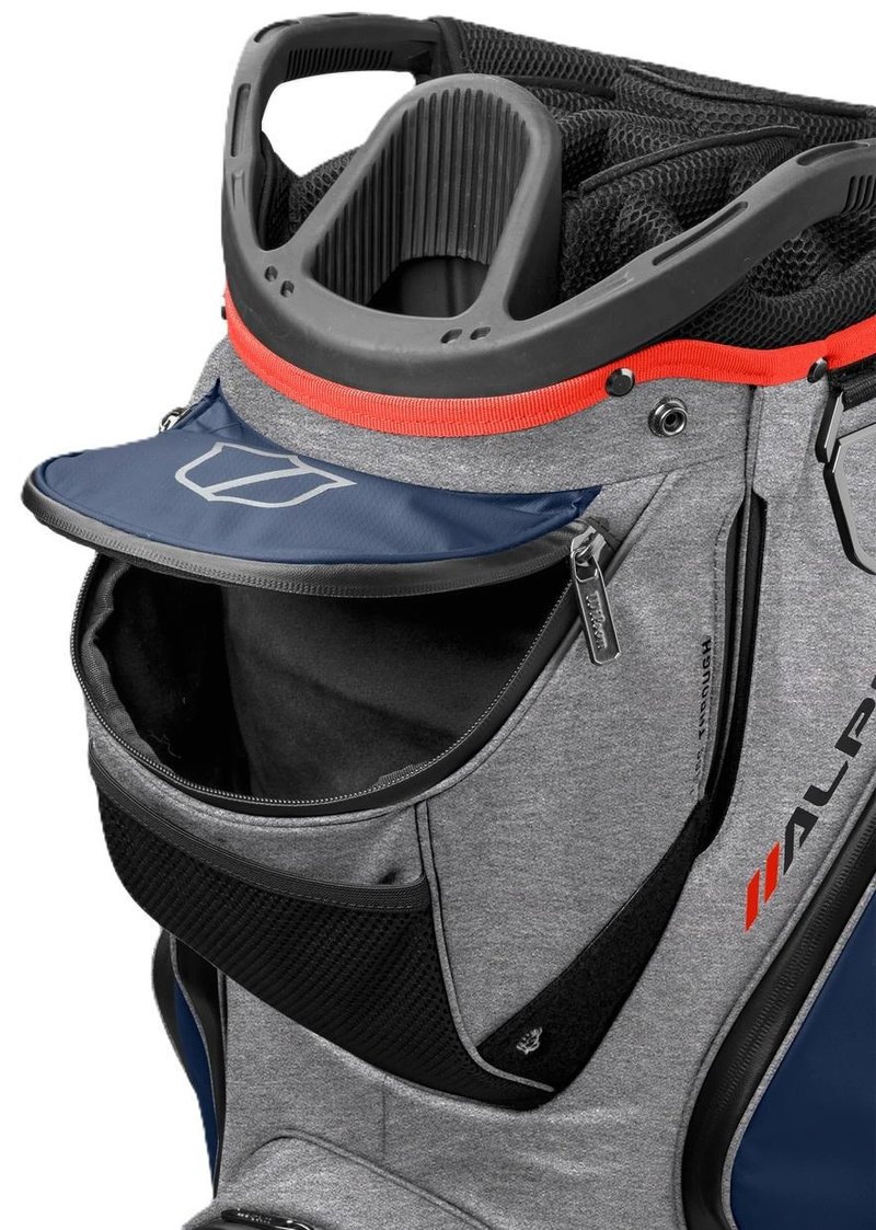 Wilson Alpine Dry cart bag, szaro/granatowo/czerwony
