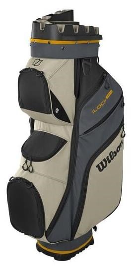 Wilson I-Lock Dry cart bag, szaro/khaki/pomarańczowy