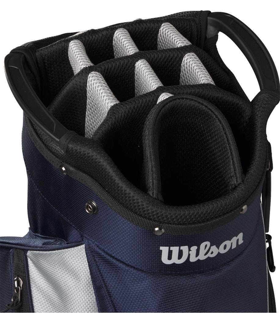 Wilson Feather cart bag, granatowo/srebrny