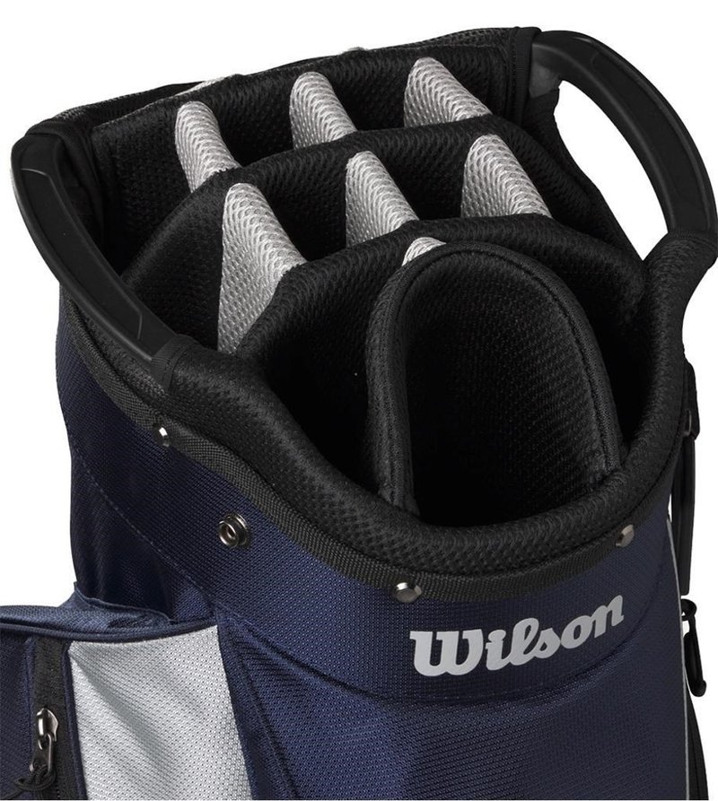 Wilson Feather cart bag, granatowo/srebrny