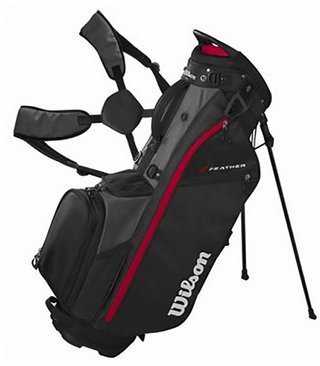 Wilson Feather stand bag, czarno/szaro/czerwony