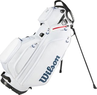 Wilson Talus 5 stand bag, biały/czerwony/niebieski