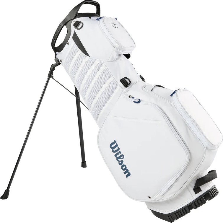 Wilson Talus 5 stand bag, biały/czerwony/niebieski