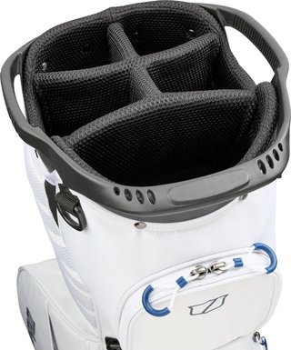 Wilson Talus 5 stand bag, biały/czerwony/niebieski
