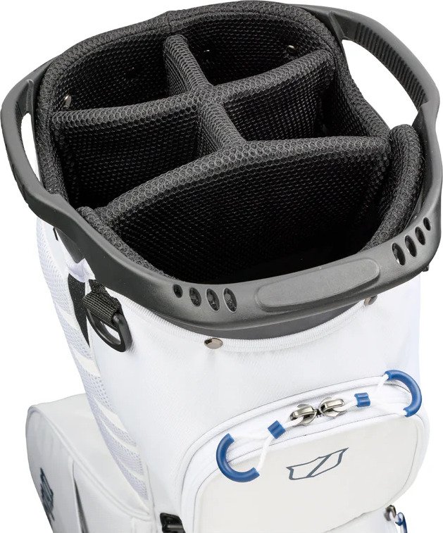 Wilson Talus 5 stand bag, biały/czerwony/niebieski