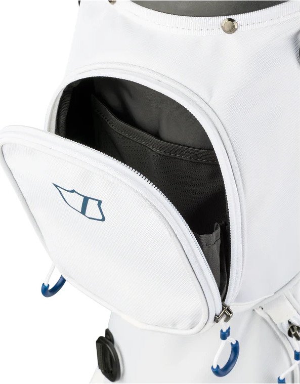 Wilson Talus 5 stand bag, biały/czerwony/niebieski