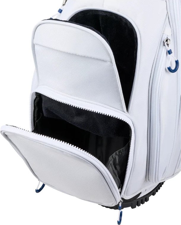 Wilson Talus 5 stand bag, biały/czerwony/niebieski
