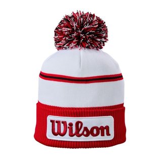 Wilson Tour Winter Beanie zimowa czapka, biało/czerwona