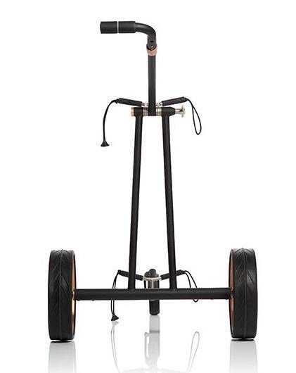 JuCad Phantom Titan Black on Black Rosé 3.0 elektryczny wózek + torba, różowy