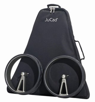 JuCad Phantom Titan 3.0 elektryczny wózek + torba, titanium