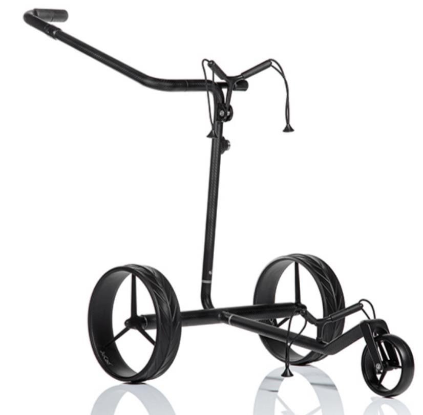 JuCad Carbon Travel Nero SV 3.0 elektryczny wózek, czarny