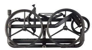 JuCad Carbon Travel Nero SV 3.0 elektryczny wózek, czarny