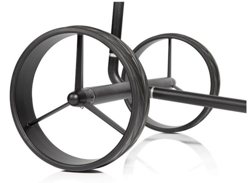 JuCad Carbon Travel Nero SV 3.0 elektryczny wózek, czarny