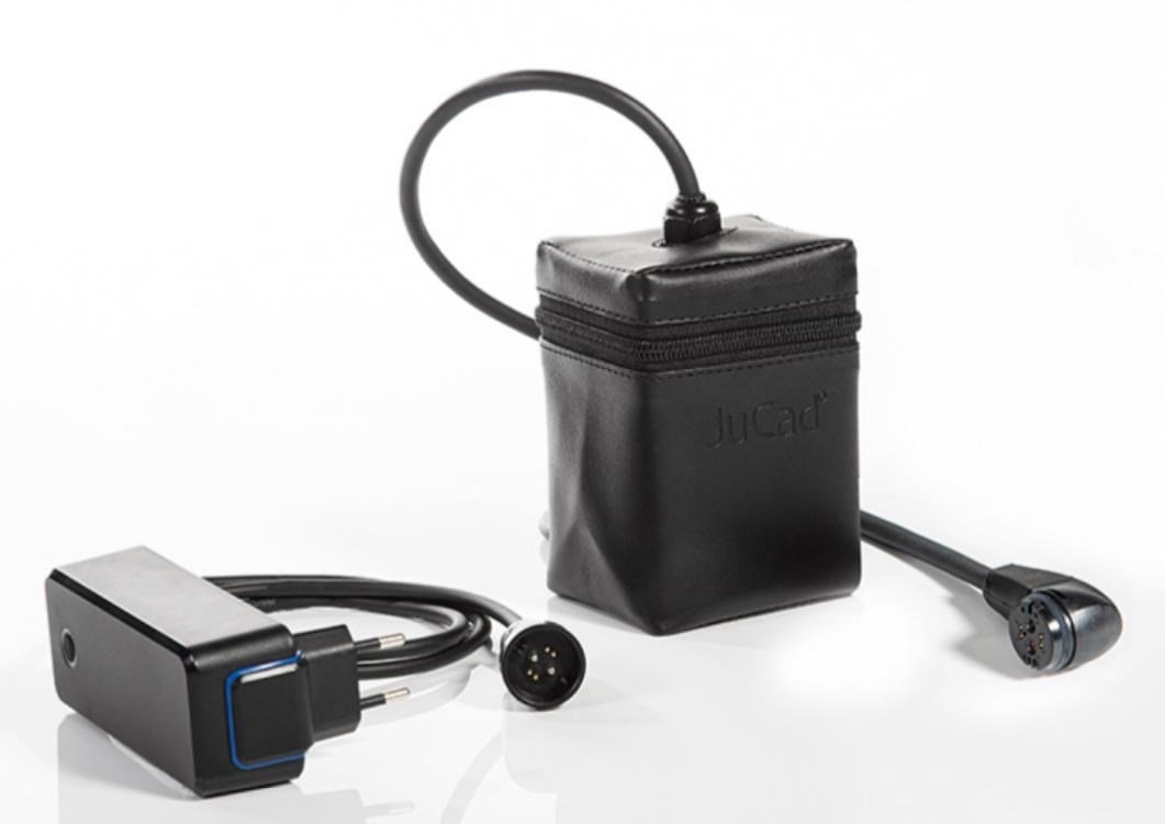 JuCad Carbon Travel Nero SV 3.0 elektryczny wózek, czarny