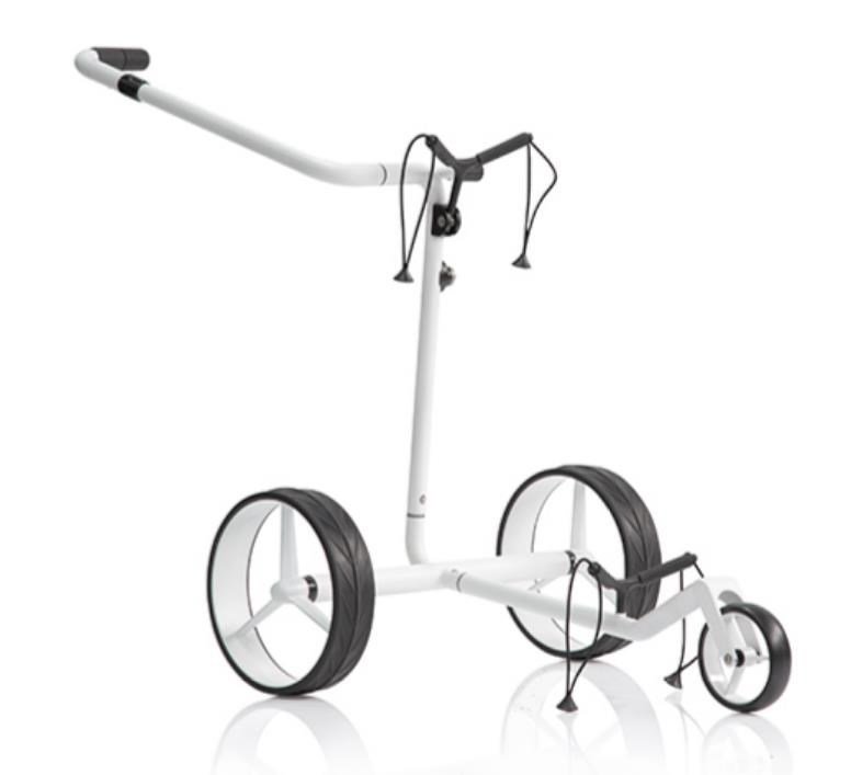 JuCad Carbon Travel Bianco SV 3.0 elektryczny wózek, biały