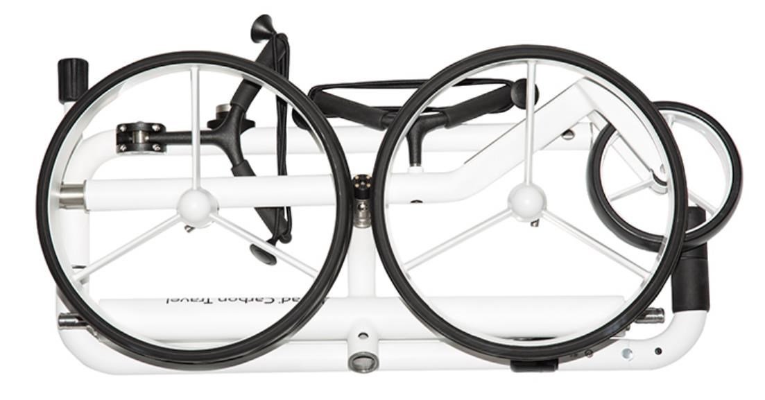JuCad Carbon Travel Bianco SV 3.0 elektryczny wózek, biały