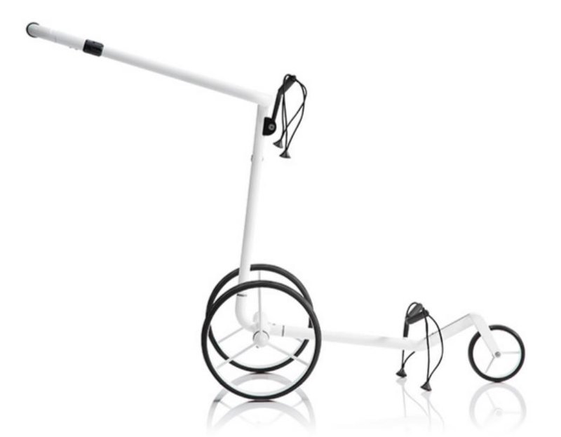 JuCad Carbon Travel Bianco SV 3.0 elektryczny wózek, biały