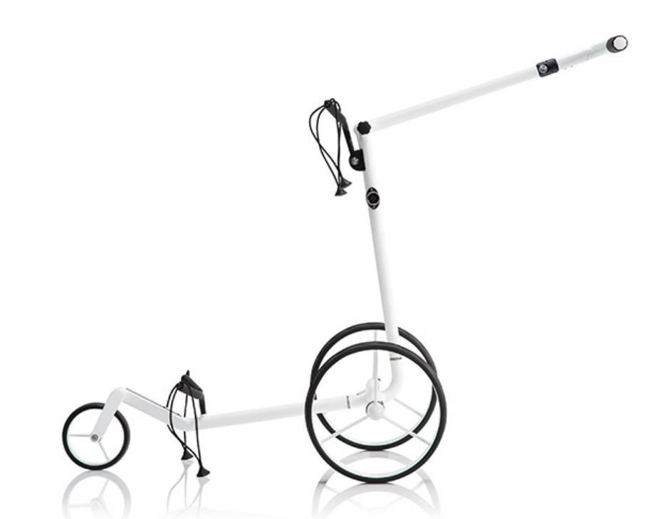 JuCad Carbon Travel Bianco SV 3.0 elektryczny wózek, biały